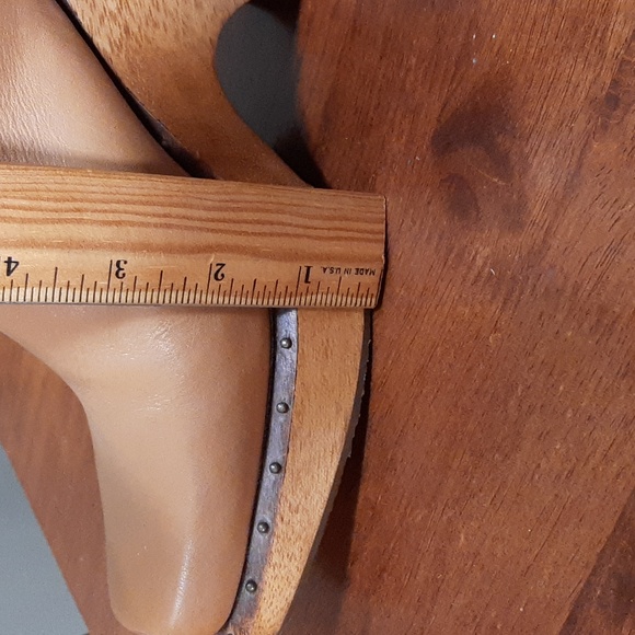 Brand New leather heeled mules/clogs - Picture 8 of 11